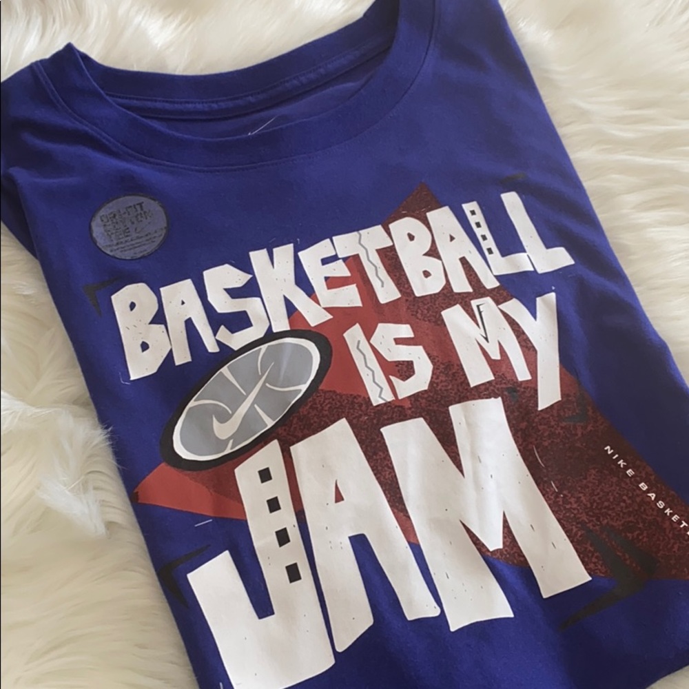 Nike Mens T-Shirt Blue Size XL Basketball - Picture 3 of 4